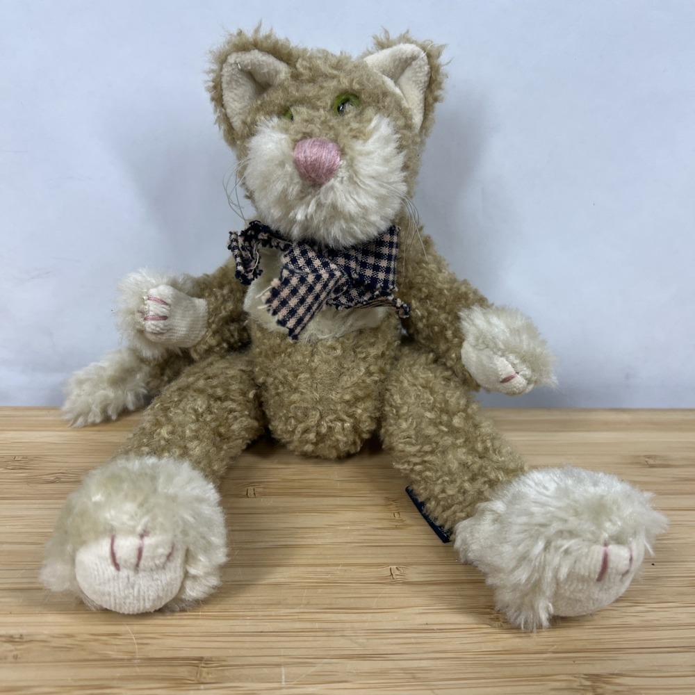 Vintage The Boyds Collection Brown Kitty Cat J.B. Bean Series 9" 1985 - 1997